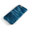 Radiant Blue Scratched Surface iPhone 6/6s or 6/6s Plus 2-Piece Hybrid INK-Fuzed Case