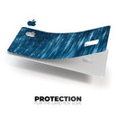 Radiant Blue Scratched Surface - Premium Protective Decal Skin-Kit for the Apple Credit Card