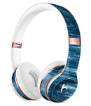 Radiant Blue Scratched Surface Full-Body Skin Kit for the Beats by Dre Solo 3 Wireless Headphones