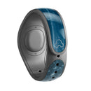 Radiant Blue Scratched Surface - Decal Skin Wrap Kit for the Disney Magic Band