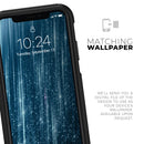 Radiant Blue Scratched Surface - Skin Kit for the iPhone OtterBox Cases