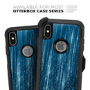 Radiant Blue Scratched Surface - Skin Kit for the iPhone OtterBox Cases