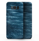 Radiant Blue Scratched Surface - Samsung Galaxy S8 Full-Body Skin Kit