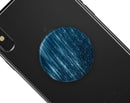 Radiant Blue Scratched Surface - Skin Kit for PopSockets and other Smartphone Extendable Grips & Stands