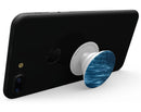 Radiant Blue Scratched Surface - Skin Kit for PopSockets and other Smartphone Extendable Grips & Stands
