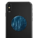 Radiant Blue Scratched Surface - Skin Kit for PopSockets and other Smartphone Extendable Grips & Stands
