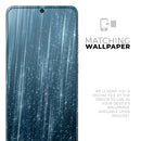 Radiant Blue Scratched Surface - Premium Vinyl Skin Decal for Samsung Galaxy S25 Ultra, S24, S23, S22 & All Galaxy S Models