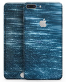 Radiant Blue Scratched Surface - Skin-kit for the iPhone 8 or 8 Plus