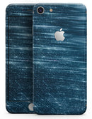 Radiant Blue Scratched Surface - Skin-kit for the iPhone 8 or 8 Plus