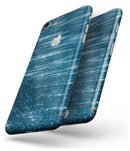 Radiant Blue Scratched Surface - Skin-kit for the iPhone 8 or 8 Plus