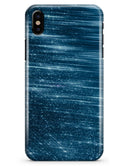 Radiant Blue Scratched Surface - iPhone X Clipit Case
