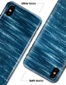 Radiant Blue Scratched Surface - iPhone X Clipit Case