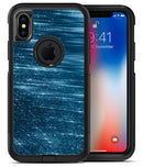 Radiant Blue Scratched Surface - iPhone X OtterBox Case & Skin Kits