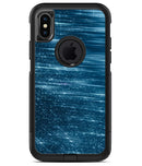 Radiant Blue Scratched Surface - iPhone X OtterBox Case & Skin Kits
