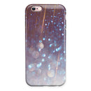 Radient Orbs of Blue with Streaks iPhone 6/6s or 6/6s Plus 2-Piece Hybrid INK-Fuzed Case