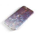 Radient Orbs of Blue with Streaks iPhone 6/6s or 6/6s Plus 2-Piece Hybrid INK-Fuzed Case
