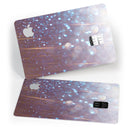 Radient Orbs of Blue with Streaks  - Premium Protective Decal Skin-Kit for the Apple Credit Card