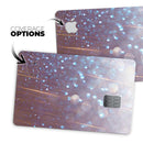 Radient Orbs of Blue with Streaks  - Premium Protective Decal Skin-Kit for the Apple Credit Card