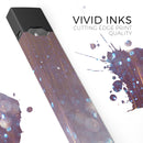 Radient Orbs of Blue with Streaks  - Premium Decal Protective Skin-Wrap Sticker compatible with the Juul Labs vaping device