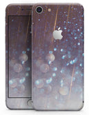Radient Orbs of Blue with Streaks  - Skin-kit for the iPhone 8 or 8 Plus