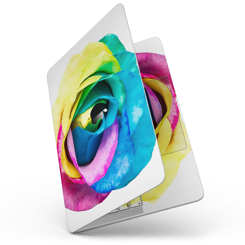 MacBook Pro with Touch Bar Skin Kit - Rainbow_Dyed_Rose_V1-MacBook_13_Touch_V7.jpg?