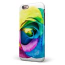 Rainbow Dyed Rose V1 iPhone 6/6s or 6/6s Plus 2-Piece Hybrid INK-Fuzed Case