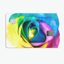 Rainbow Dyed Rose V1 - Premium Protective Decal Skin-Kit for the Apple Credit Card
