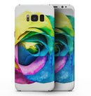 Rainbow Dyed Rose V1 - Samsung Galaxy S8 Full-Body Skin Kit