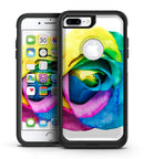 Rainbow Dyed Rose V1 - iPhone 7 or 7 Plus Commuter Case Skin Kit
