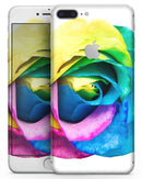 Rainbow Dyed Rose V1 - Skin-kit for the iPhone 8 or 8 Plus