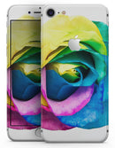 Rainbow Dyed Rose V1 - Skin-kit for the iPhone 8 or 8 Plus