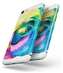 Rainbow Dyed Rose V1 - Skin-kit for the iPhone 8 or 8 Plus