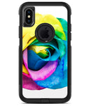 Rainbow Dyed Rose V1 - iPhone X OtterBox Case & Skin Kits