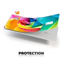 Rainbow Dyed Rose V2 - Premium Protective Decal Skin-Kit for the Apple Credit Card
