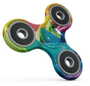 Rainbow Dyed Rose V2 Full-Body Fidget Spinner Skin-Kit