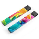 Rainbow Dyed Rose V2 - Premium Decal Protective Skin-Wrap Sticker compatible with the Juul Labs vaping device