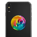 Rainbow Dyed Rose V2 - Skin Kit for PopSockets and other Smartphone Extendable Grips & Stands