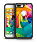 Rainbow Dyed Rose V2 - iPhone 7 or 7 Plus Commuter Case Skin Kit