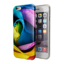 Rainbow Dyed Rose V3 iPhone 6/6s or 6/6s Plus 2-Piece Hybrid INK-Fuzed Case