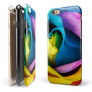 Rainbow Dyed Rose V3 iPhone 6/6s or 6/6s Plus 2-Piece Hybrid INK-Fuzed Case