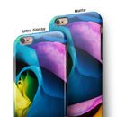 Rainbow Dyed Rose V3 iPhone 6/6s or 6/6s Plus 2-Piece Hybrid INK-Fuzed Case