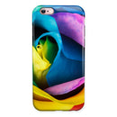 Rainbow Dyed Rose V3 iPhone 6/6s or 6/6s Plus 2-Piece Hybrid INK-Fuzed Case