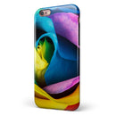 Rainbow Dyed Rose V3 iPhone 6/6s or 6/6s Plus 2-Piece Hybrid INK-Fuzed Case