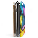 Rainbow Dyed Rose V3 iPhone 6/6s or 6/6s Plus 2-Piece Hybrid INK-Fuzed Case