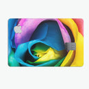 Rainbow Dyed Rose V3 - Premium Protective Decal Skin-Kit for the Apple Credit Card