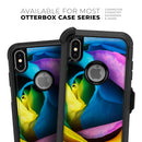 Rainbow Dyed Rose V3 - Skin Kit for the iPhone OtterBox Cases