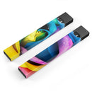 Rainbow Dyed Rose V3 - Premium Decal Protective Skin-Wrap Sticker compatible with the Juul Labs vaping device