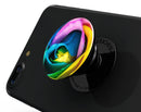 Rainbow Dyed Rose V3 - Skin Kit for PopSockets and other Smartphone Extendable Grips & Stands
