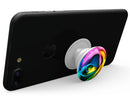 Rainbow Dyed Rose V3 - Skin Kit for PopSockets and other Smartphone Extendable Grips & Stands