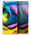 Rainbow Dyed Rose V3 - Skin-Kit for the Samsung Galaxy S-Series S20, S20 Plus, S20 Ultra , S10 & others (All Galaxy Devices Available)